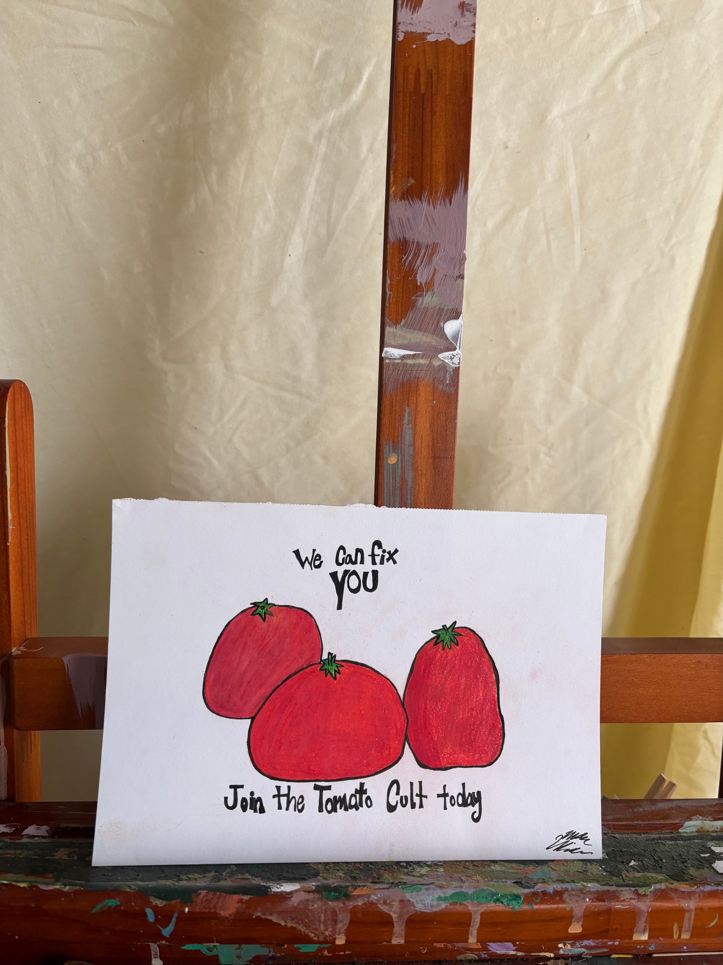 "Tomato Cult" Original Drawing