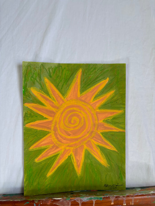 "Sunny Days" original art