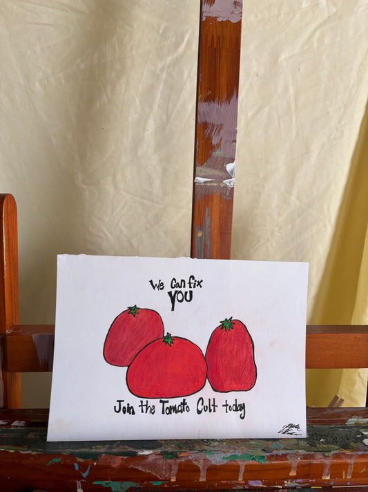 "Tomato Cult" Original Drawing