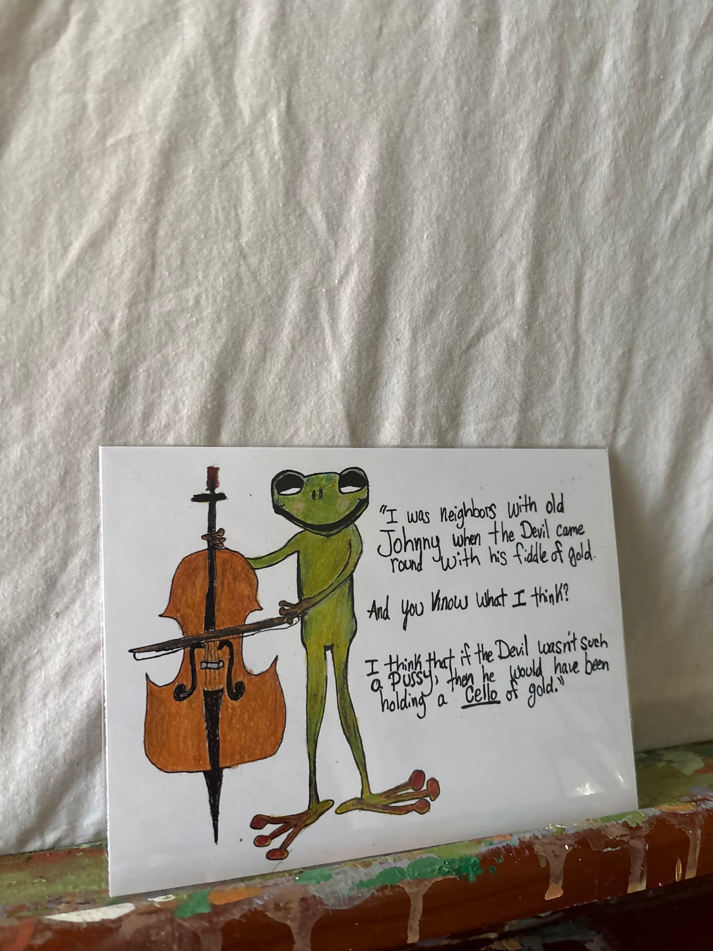 "Old Johnny's Neighbor" print