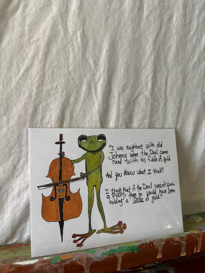 "Old Johnny's Neighbor" print