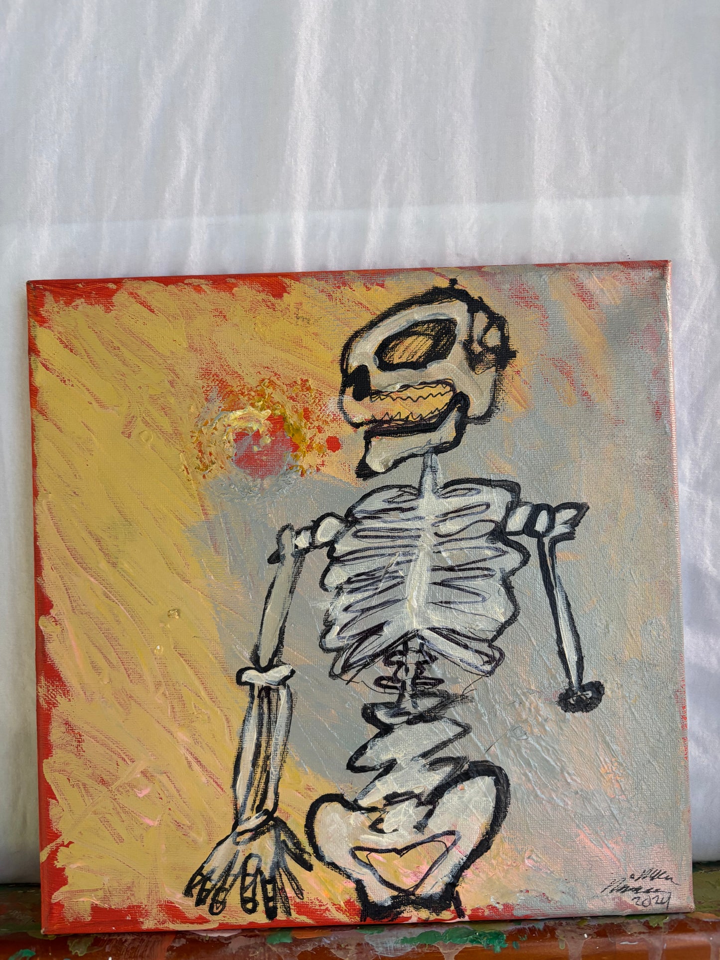 "Benny, After the Fall" original canvas art