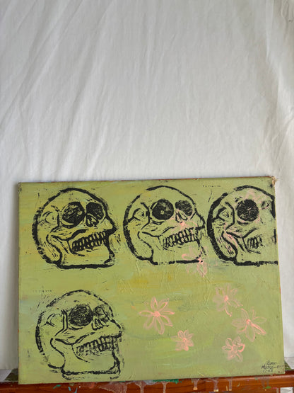 "Waiting in the Green" Original art