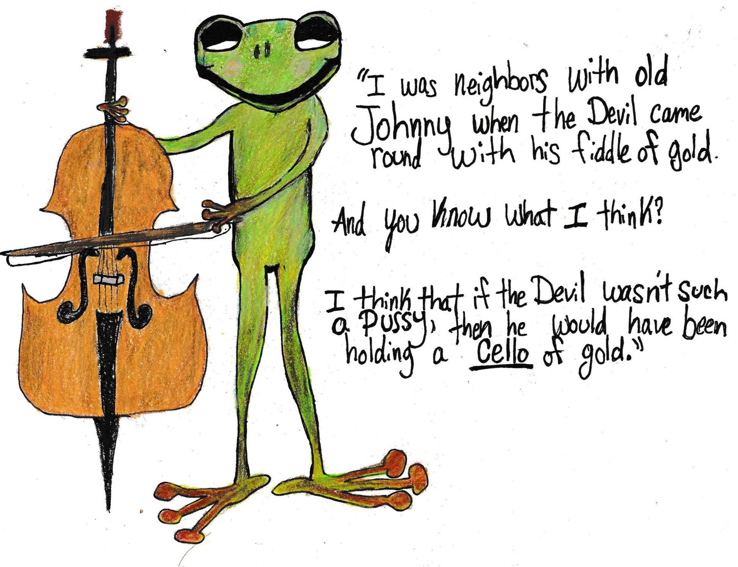 "Old Johnny's Neighbor" print